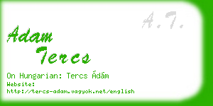 adam tercs business card